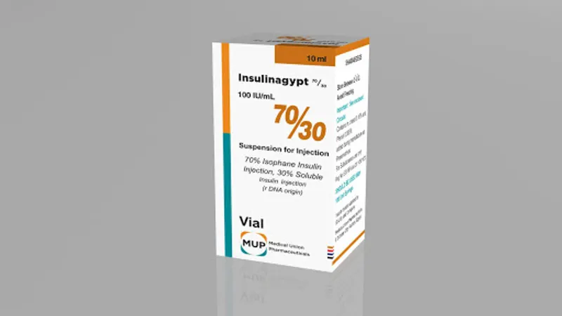 انسوليناجيبت 70/30 - 100 وحدة دولية / مل فيال