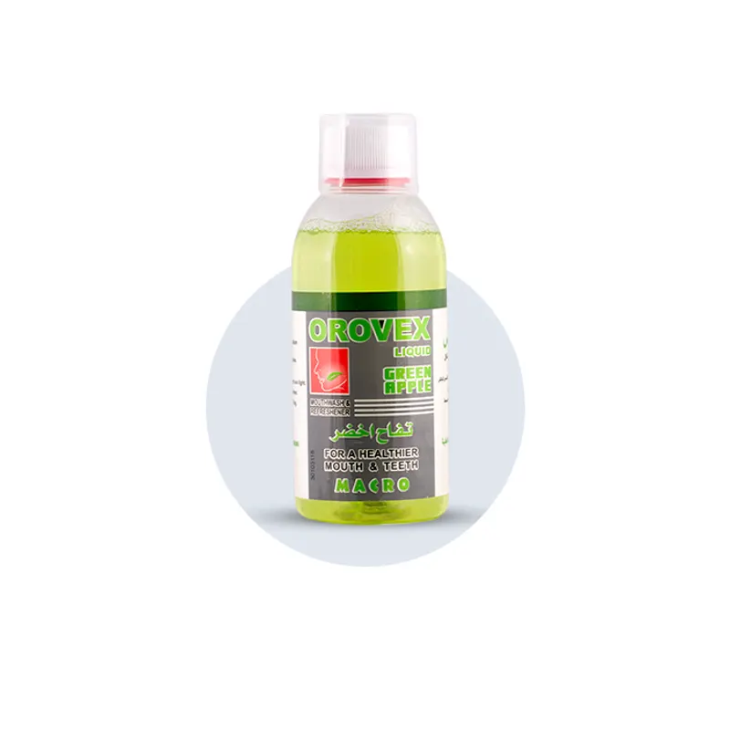 orovex green APPLE MOUTH WASH 250 ML